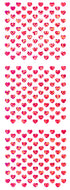 CH110 HEART STICKERS F. PINK