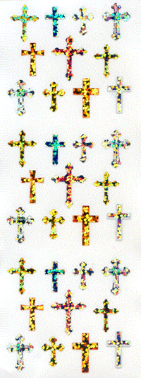 CP111 PRISM STICKERS CROSS
