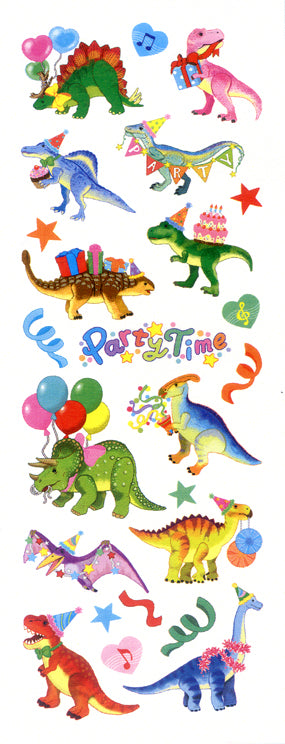 CR367 SPARKLIES  PARTY OF DINOSAURS