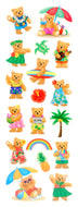 CR368 SPARKLIES TEDDY BEARS IN HAWAII
