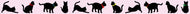 CT245 WASHI TAPE BLACK CATS