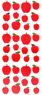 EA041 AURORA STICKERS  APPLES
