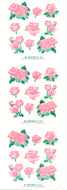 JB087 WASHI STICKERS PINK ROSE