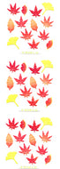 JB144 WASHI STICKERS AUTUMN LEAVES