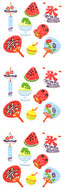 JB206 WASHI STICKERS JAPANESE SUMMER DELIGHTS