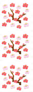 JB219 WASHI STICKERS PLUM TREES