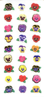 JP155 WASHI STICKERS PANSIES