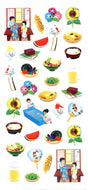 JP204 WASHI STICKERS  JAPANESE SUMMER