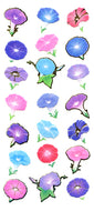 JP274 WASHI STICKERS  MORNING GLORIES