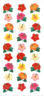 JP275 WASHI STICKERS  HIBISCUS