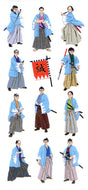 JP307 WASHI STICKERS SHINSENGUMI SAMURAI