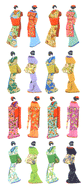 JP312 WASHI STICKERS  WASHI-NINGYOU