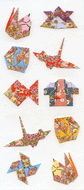 JP314 WASHI STICKERS  ORIGAMI