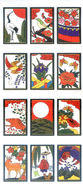 JP315 WASHI STICKERS  HANAFUDA