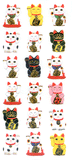 JP324 WASHI STICKERS  MANEKINEKO