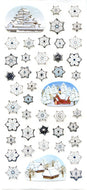JP354 WASHI STICKERS  SNOW FLAKES