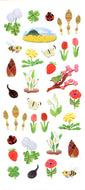 JP357 WASHI STICKERS  SPRING FIELD