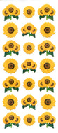 JP358 WASHI STICKERS  SUNFLOWERS