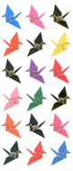 JP374 WASHI STICKERS  ORIGAMI CRANES 3