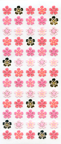 JP578 WASHI STICKERS  CHERRY BLOSSOMS