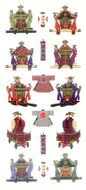 JP327 WASHI STICKERS  MIKOSHI