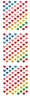 PH214 HEART STICKERS MULTI-COLORED