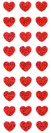 PMS301 HEART STICKERS RED HEARTS