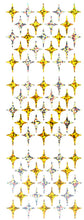Load image into Gallery viewer, PH411 STAR STICKERS SOUTHERN CROSS GOLD/SILVER

