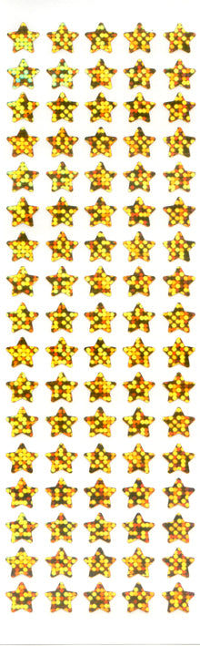 PMS509 STAR STICKERS GOLD