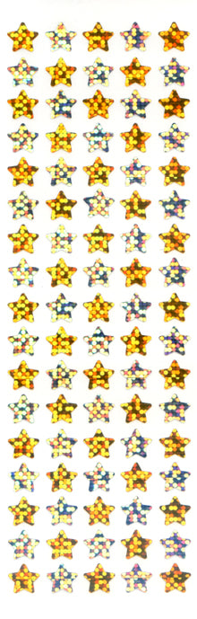 PMS511 STAR STICKERS GOLD/SILVER