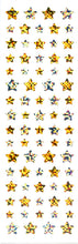Load image into Gallery viewer, PMS711 STAR STICKERS GOLD/SILVER
