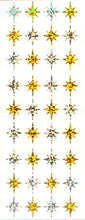 Load image into Gallery viewer, PH811 STAR STICKERS GOLD/SILVER
