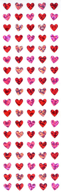 PH821 HEART STICKERS 3 COLORS 6mm