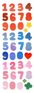 PS005  AURORA STICKERS  SUN SAM'S NUMBER