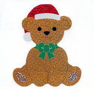XL033 CHRISTMAS LARGE STICKERS BEAR SANTA CLAUS