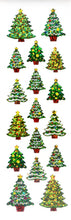 Load image into Gallery viewer, XJ270 CHRISTMAS PRISM STICKERS CRISTMAS TREES WITH ILLUMINATION
