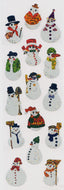 XP455 CHRISTMAS PRISM STICKERS Snowman