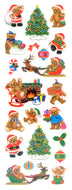 HR456 CHRISTMAS SPARKLIES BEAR SANTA CLAUS