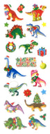 HR469 CHRISTMAS SPARKLIES DINOSAURS CHRISTMAS