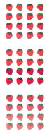 YA032 AURORA STICKERS STRAWBERRIES