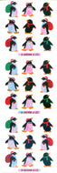 YA034 AURORA STICKERS CHRISTMAS PENGUINS