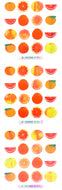 YA063 AURORA STICKERS ORANGES