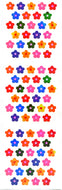 KA149 AURORA STICKERS FLOWERS