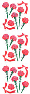 YA166 AURORA STICKERS CARNATIONS