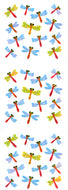 KA189 AURORA STICKERS DRAGONFLIES