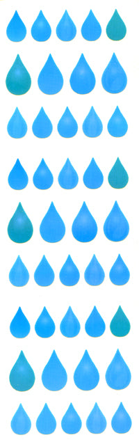 KA265 AURORA STICKERS WATER DROPS