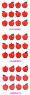 KA341 AURORA STICKERS APPLES