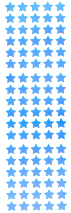 KA507 AURORA STAR STICKERS MINI BLUE STARS