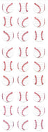 ZC589 PAPER STICKERS BASEBALLS