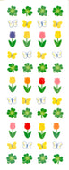 CR169 SPARKLIES TULIPS & CLOVER